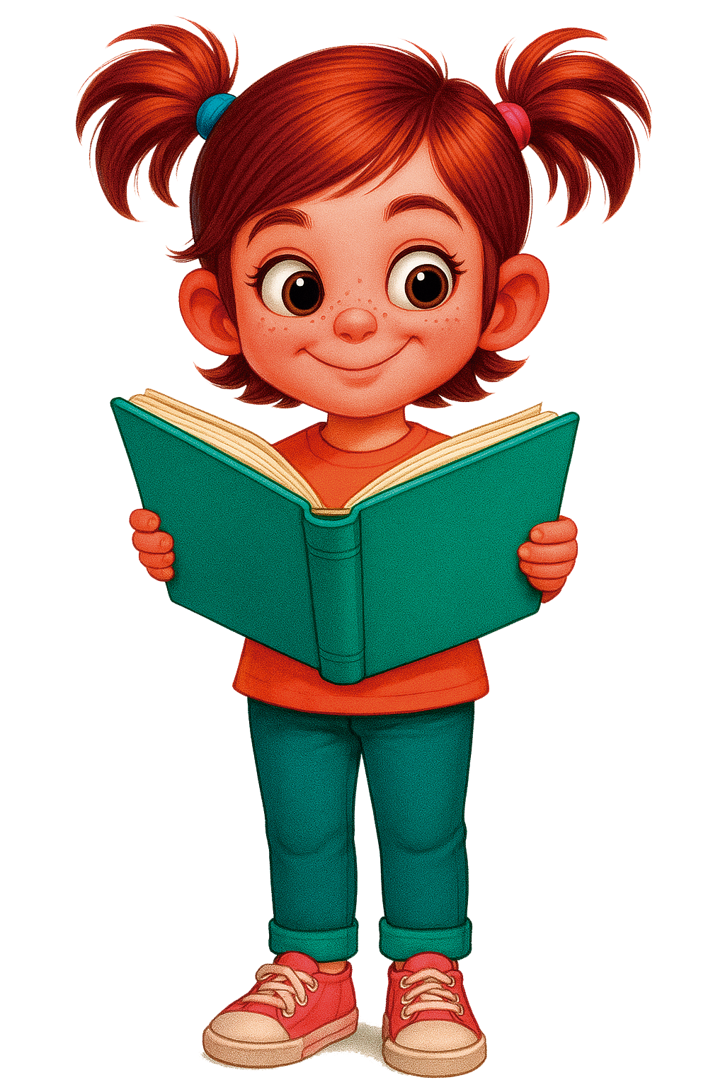 Juliruly leyendo un libro del Club Juriruly